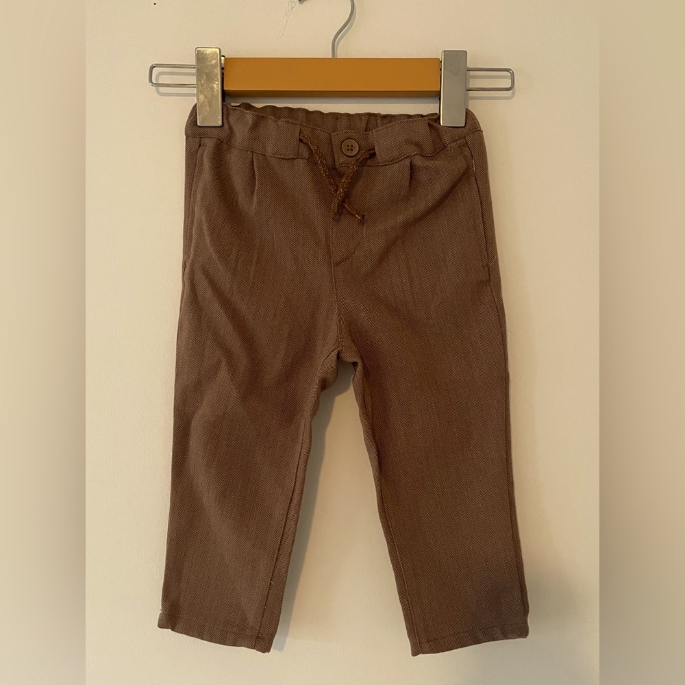 🤎H&M | Twill Pull-On Pants